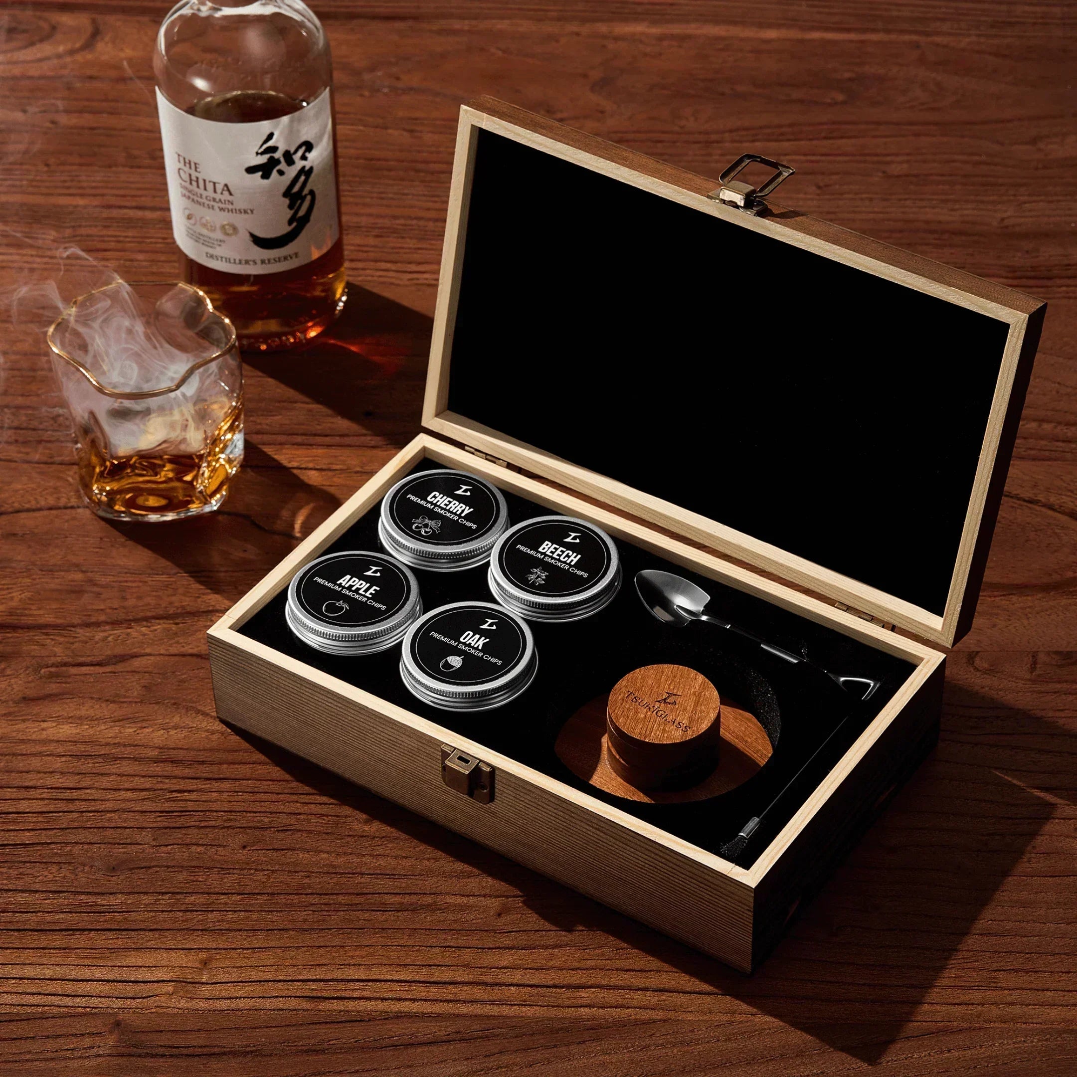Tsuki Smoker Kit For Cocktails